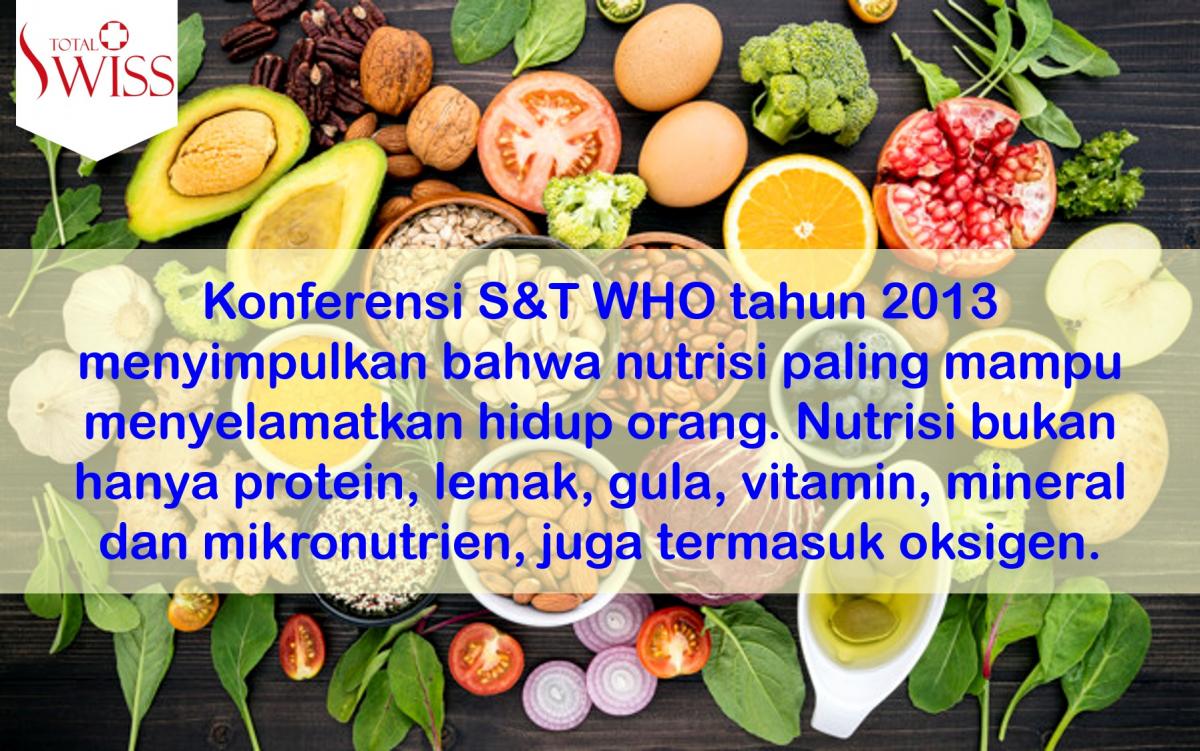 Konferensi WHO Tahun 2013 Menyimpulkan Bahwa Nutrisi Paling Mampu Menyelamatkan Nyawa Orang-1